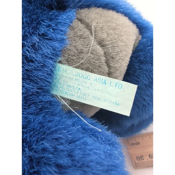 Vintage Kay Bee Toys Blue Baboon Plush Animal Toy Monkey 12" Plushie - Picture 8 of 11